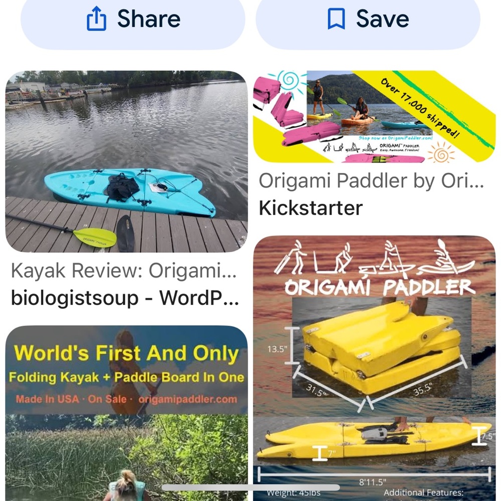 Origami Paddler Folding Kayak